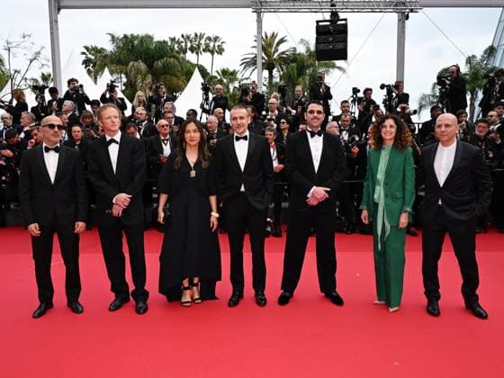 Cannes, 77th Cannes Film Festival 2024, Second red carpet evening of the film Furiosa: A Mad Max Saga In the photo: Teresa Mannino, Paolo Benzi  Copyright: xSimonexComix xipa-agency.netx xPoolxPhotoxEventsx03x IPA_Agency_IPA46112175