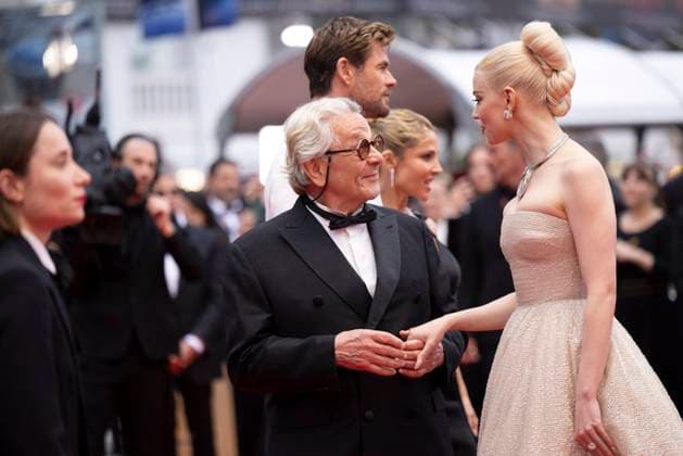 B MontÃ e des marches du film Â Furiosa A Mad Max Saga Â lors du 77eme Festival International du Film de Cannes Anya Taylor Joy, George Miller MontÃ e des marches du film Â Furiosa A Mad Max Saga Â pour la cÃ?rÃ monie d? ouvre du 77eme Festival International du Film de Cannes, au Palais des Festivals Ã Cannes On may 15th 2024 Olivier Borde Bestimage Red carpet of the movie Â Furiosa A Mad Max Saga Â for the opening of the 77th Cannes International Film Festival at the Palais des Festivals in Cannes, France On may 15th 2024 Cannes France  Copyright: xOLIVIERxBORDEx xBESTIMAGExOLIVIERxBORDEx xBESTIMAGEx