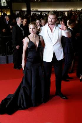 Elsa Pataky with husband Chris Hemsworth after the premiere of the feature film Furiosa A Mad Max Saga at the Festival de Cannes 2024 77 Cannes International Film Festival at the Palais des Festivals Cannes, 15 05 2024 Foto:xD.xBedrosianx xFuturexImagex furiosa_4662
