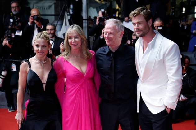 Elsa Pataky, Leonie Hemsworth, Craig Hemsworth and Chris Hemsworth after the premiere of the feature film Furiosa A Mad Max Saga at the Festival de Cannes 2024 77 Cannes International Film Festival at the Palais des Festivals Cannes, 15 05 2024 Foto:xD.xBedrosianx xFuturexImagex furiosa_4666