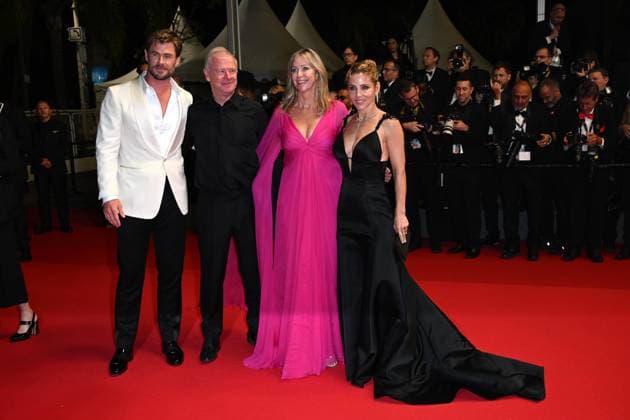 Cannes, 77th Cannes Film Festival 2024, Red carpet of the film Furiosa - A Mad Max Saga In the photo: Elsa Pataky, Chris Hemsworth  Copyright: xSimonexComix xipa-agency.netx xPoolxPhotoxEventsx03x IPA_Agency_IPA46113922