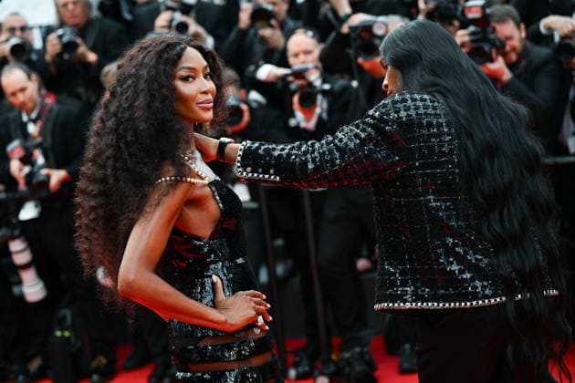77eme Festival International du Film de Cannes MontÃ e des marches du Film Furiosa Mad Max Festival de Cannes 2024 77e Ã dition montee du film Furiosa Naomi Campbell 304973 2024 05 15 Cannes France  Copyright: xLionelxGuericolas MPPx STAR_304973_113