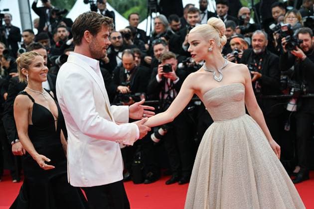 77eme Festival International du Film de Cannes MontÃ e des marches du Film Furiosa Mad Max Festival de Cannes 2024 77e Ã dition montee du film Furiosa 304973 2024 05 15 Cannes France  Copyright: xLionelxGuericolas MPPx STAR_304973_119