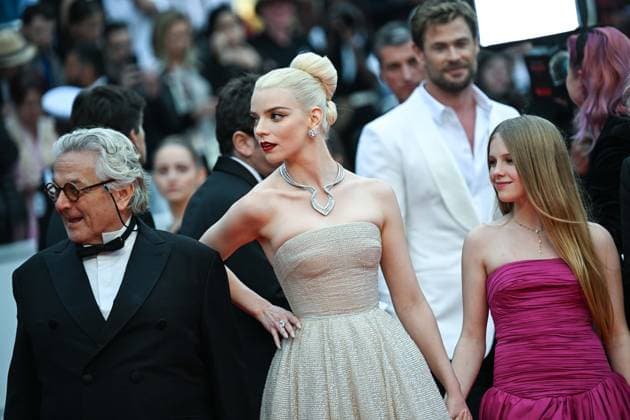 77eme Festival International du Film de Cannes MontÃ e des marches du Film Furiosa Mad Max Festival de Cannes 2024 77e Ã dition montee du film Furiosa Anya Taylor Joy 304973 2024 05 15 Cannes France  Copyright: xLionelxGuericolas MPPx STAR_304973_163