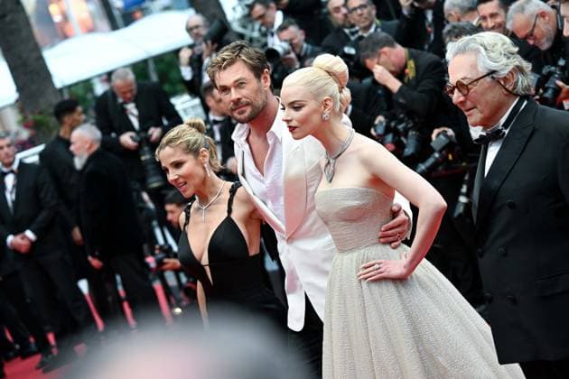 77eme Festival International du Film de Cannes MontÃ e des marches du Film Furiosa Mad Max Festival de Cannes 2024 77e Ã dition montee du film Furiosa 304973 2024 05 15 Cannes France  Copyright: xLionelxGuericolas MPPx STAR_304973_189