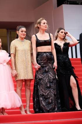 77eme Festival International du Film de Cannes MontÃ e des marches du Film Diamant Brut 77th International Cannes Film Festival Red Carpet of Diamant Brut movie 304974 2024 05 15 France Riedinger, Agathe Khebizi, Malou  Copyright: xIvankaxVoisinx xStarfacex STAR_304974_025