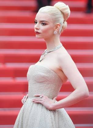 British actress Anya Taylor- Joy attends the premiere of Furiosa: A Mad Max Saga at the 77th Cannes Film Festival in Cannes, France on Wednesday, May 15, 2024.  CAN20240515140 RUNExHELLESTAD