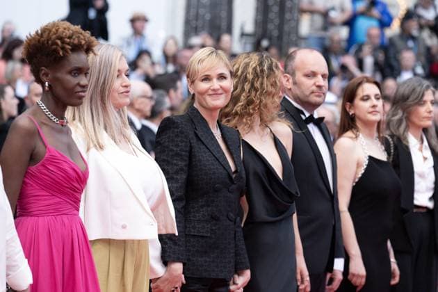 Annual Cannes Film Festival - Furiosa: A Mad Max Saga - Cannes DN Judith Godreche and cast of the short film Moi aussi (Me Too) during the 77th annual Cannes Film Festival at Palais des Festivals, on May 15, 2024 in Cannes, France. Photo by David NIVIERE ABACAPRESS.COM CANNES France  Copyright: xNivierexDavid ABACAPRESS.COMx
