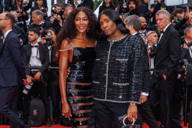 Festival de Cannes Premiere Furiosa A Mad Max Saga Naomi Campbell and Law Roach at the premiere of the film Furiosa A Mad Max Saga during the 77 Cannes Film Festival at the Palais de Festival Copyright: xEventpressxKochanx
