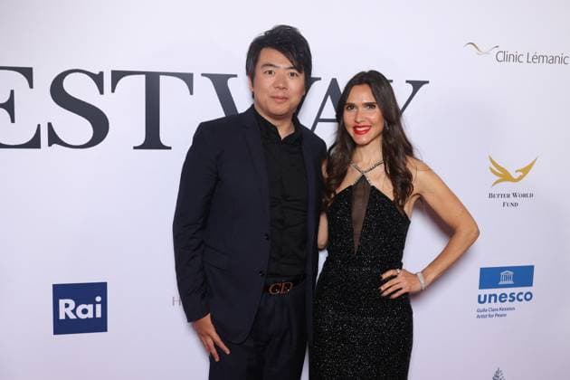 Cannes - Better Wolf Fundation Gala Lang Lang and Joyce Jonathan attends a Better Wolf Fundation Gala at the 77th annual Cannes Film Festival at Carlton Hotel on May 15, 2024 in Cannes, France. Photo by Jerome DominÃ ABACAPRESS.COM  Copyright: xDominexJerome ABACAx