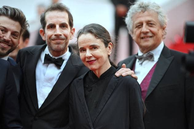 Cannes - Furiosa: A Mad Max Saga Screening Amelie Nothomb attends the screening of the movie Furiosa A Mad Max Saga at the 77th annual Cannes Film Festival at Palais des Festivals on May 15, 2024 in Cannes, France. Photo by Franck Castel ABACAPRESS.COM Cannes France  Copyright: xCastelxFranck ABACAx