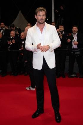 Cannes Furiosa A Mad Max Saga Exit Chris Hemsworth attending the Furiosa: A Mad Max Saga (Furiosa: Une Saga Mad Max) as part of the 77th Cannes International Film Festival in Cannes, France on May 15, 2024. Photo by Aurore Marechal ABACAPRESS.COM Cannes France  Copyright: xMarechalxAurore ABACAx