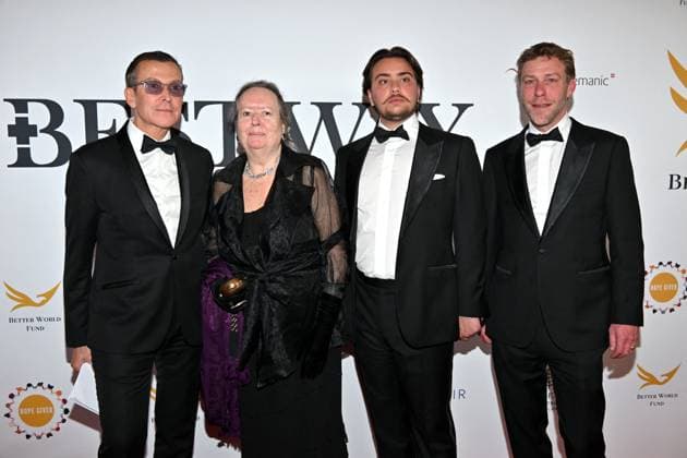 Better World Fund gala evening at the Carlton Hotel in Cannes during the 77th Cannes Film Festival 202 Manuel Collas de la Roche, president and founder of the Better World Fund, and guest during the Better World Fund gala evening at the Carlton Hotel in Cannes during the 77th Cannes Film Festival 2024 on May 15 Bruno Bebert Bestimage Better World Fund gala evening at the Carlton Hotel in Cannes during the 2024 Cannes Film Festival on May 15 Cannes France  Copyright: xBrunoxBebertx xBestimagexBrunoxBebertx xBestimagex