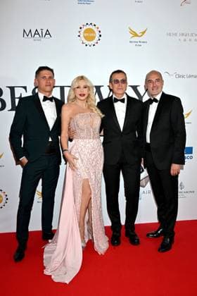 Better World Fund gala evening at the Carlton Hotel in Cannes during the 77th Cannes Film Festival 202 Lady Monika Bacardi, Manuel Collas de la Roche, Founding President of the Better World Fund, and guest during the Better World Fund gala evening at the Carlton Hotel in Cannes during the 77th Cannes Film Festival 2024 on May 15 Bruno Bebert Bestimage Better World Fund gala evening at the Carlton Hotel in Cannes during the 2024 Cannes Film Festival on May 15 Cannes France  Copyright: xBrunoxBebertx xBestimagexBrunoxBebertx xBestimagex