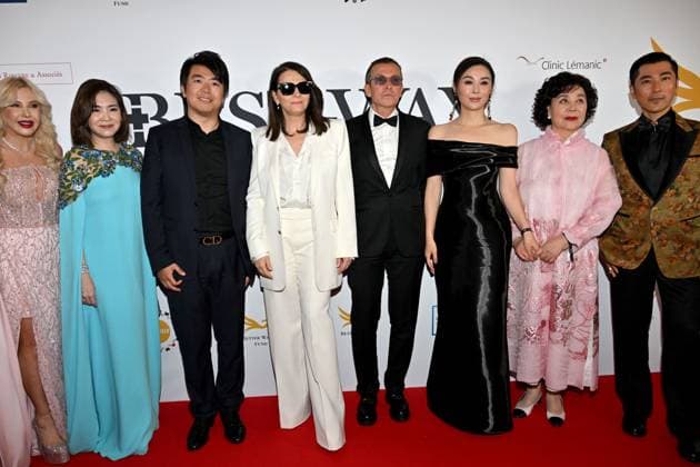Better World Fund gala evening at the Carlton Hotel in Cannes during the 77th Cannes Film Festival 202 Lady Monika Bacardi, Lang Lang, Juliette Binoche, Manuel Collas de la Roche, Founding President of the Better World Fund, Jacqueline Zheng during the Better World Fund gala evening at the Carlton Hotel in Cannes during the 77th Cannes 2024 Film Festival on May 15 Bruno Bebert Bestimage Better World Fund gala evening at the Carlton Hotel in Cannes during the 2024 Cannes Film Festival on May 15 Cannes France  Copyright: xBrunoxBebertx xBestimagexBrunoxBebertx xBestimagex
