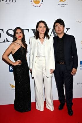 Better World Fund gala evening at the Carlton Hotel in Cannes during the 77th Cannes Film Festival 202 Joyce Jonathan, Juliette Binoche and Lang Lang during the Better World Fund gala evening at the Carlton Hotel in Cannes during the 77th Cannes Film Festival 2024 on May 15 Bruno Bebert Bestimage Better World Fund gala evening at the Carlton Hotel in Cannes during the 2024 Cannes Film Festival on May 15 Cannes France  Copyright: xBrunoxBebertx xBestimagexBrunoxBebertx xBestimagex