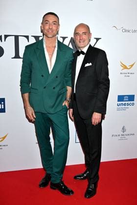 Better World Fund gala evening at the Carlton Hotel in Cannes during the 77th Cannes Film Festival 202 Maxime Dereymez and Gilles Muzas during the Better World Fund gala evening at the Carlton Hotel in Cannes during the 77th Cannes Film Festival 2024 on May 15 Bruno Bebert Bestimage Better World Fund gala evening at the Carlton Hotel in Cannes during the 2024 Cannes Film Festival on May 15 Cannes France  Copyright: xBrunoxBebertx xBestimagexBrunoxBebertx xBestimagex