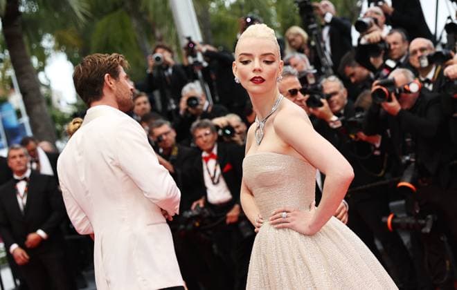 (240516) -- CANNES, May 16, 2024 -- Actress Anya Taylor-Joy arrives for the screening of the film Furiosa: A Mad Max Saga at the 77th edition of the Cannes Film Festival in Cannes, southern France, on May 15, 2024. ) FRANCE-CANNES-FILM FESTIVAL-SCREENING- FURIOSA: A MAD MAX SAGA GaoxJing 