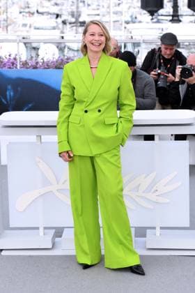 Cannes, 77th Cannes Film Festival 2024 Photocall film Pigen Med Nalen (The Girl With The Needle) In the photo: Trine Dyrholm  Copyright: xAlbertoxTerenghix xipa-agency.nex xPoolxPhotoxEventsx03x IPA_Agency_IPA46128308