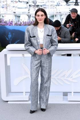 Cannes, 77th Cannes Film Festival 2024 Photocall film Pigen Med Nalen (The Girl With The Needle) In the photo: Vic Carmen Sonne  Copyright: xAlbertoxTerenghix xipa-agency.nex xPoolxPhotoxEventsx03x IPA_Agency_IPA46128318