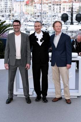 77th Cannes Film Festival 2024 Photocall film The Invasion (L Invasion) Cannes, 77th Cannes Film Festival 2024 Photocall film The Damned (Les Damnes) In the photo: Rene Wachner-Solomon, Roberto Minervini, Jeremiah Knupp Cannes France  Copyright: xIPA ABACAx
