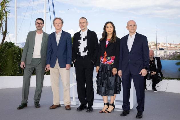 Cannes - The Damned Photocall Andrea Occhipinti, Rene Wachner-Solomon, Jeremiah Knupp, Roberto Minervini, Teresa Mannino and Paolo Benzi and guests attend The Damned (Les Damnes) Photocall at the 77th annual Cannes Film Festival at Palais des Festivals on Photo by Shootpix ABACAPRESS.COM Cannes France  Copyright: xShootpix ABACAx