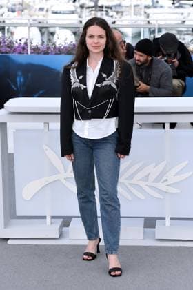 Cannes, France: Cannes, 77th Cannes Film Festival 2024 Photocall film The Invasion (L Invasion) In the photo: Yaryna Hordiienko Cannes France  - ZUMAp169 20240516_zea_p169_073 Copyright: xAlbertoxTerenghix