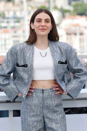 Vic Carmen Sonne at the photocall for the feature film Pigen med nalen The Girl with the Needle at the Festival de Cannes 2024 77 Cannes International Film Festival at the Palais des Festivals Cannes, 16 05 2024 Foto:xD.xBedrosianx xFuturexImagex nalen_4526