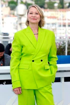 Trine Dyrholm at the photocall for the feature film Pigen med nalen The Girl with the Needle at the Festival de Cannes 2024 77 Cannes International Film Festival at the Palais des Festivals Cannes, 16 05 2024 Foto:xD.xBedrosianx xFuturexImagex nalen_4534