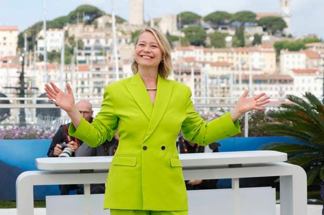 Trine Dyrholm at the photocall for the feature film Pigen med nalen The Girl with the Needle at the Festival de Cannes 2024 77 Cannes International Film Festival at the Palais des Festivals Cannes, 16 05 2024 Foto:xD.xBedrosianx xFuturexImagex nalen_4542