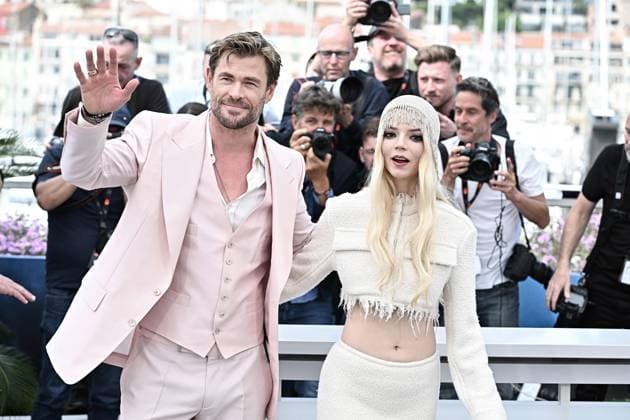Annual Cannes Film Festival - Furiosa: A Mad Max Saga Photocall - Cannes DN Chris Hemsworth and Anya Taylor-Joy attend the Furiosa: A Mad Max Saga Furiosa: Une Saga Mad Max) Photocall at the 77th annual Cannes Film Festival at Palais des Festivals on May 16, 2024 in Cannes, France. Photo by David NIVIERE ABACAPRESS.COM CANNES France  Copyright: xNivierexDavid ABACAPRESS.COMx