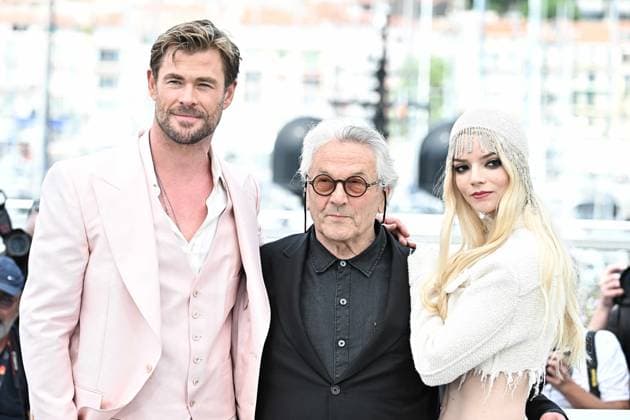Annual Cannes Film Festival - Furiosa: A Mad Max Saga Photocall - Cannes DN Chris Hemsworth, George Miller and Anya Taylor-Joy attend the Furiosa: A Mad Max Saga Furiosa: Une Saga Mad Max) Photocall at the 77th annual Cannes Film Festival at Palais des Festivals on May 16, 2024 in Cannes, France. Photo by David NIVIERE ABACAPRESS.COM CANNES France  Copyright: xNivierexDavid ABACAPRESS.COMx