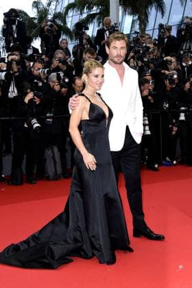 Elsa Pataky and Chris Hemsworth at the Furiosa A Mad Max Saga Film Premiere on 15 05 2024 in Cannes Cannes Film Festival 2024 Furiosa A Mad Max Saga Film Premiere