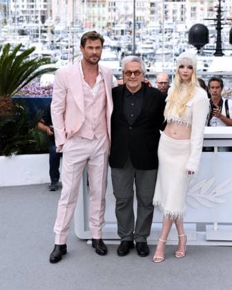 77th Cannes Film Festival 2024 Photocall film Furiosa: A Mad Max Saga Cannes, 77th Cannes Film Festival 2024 Photocall film Furiosa: A Mad Max Saga Pictured: Chris Hemsworth, George Miller, Anya Taylor-Joy Cannes France  Copyright: xIPA ABACAx