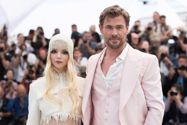 Cannes Furiosa A Mad Max Saga Photocalll Anya Taylor-Joy and Chris Hemsworth attending the Furiosa: A Mad Max Saga Photocall as part of the 77th Cannes International Film Festival in Cannes, France on May 16, 2024. Photo by Aurore Marechal ABACAPRESS.COM Cannes France  Copyright: xMarechalxAurore ABACAx