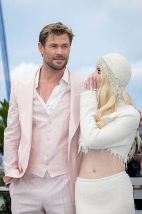 Cannes - Furiosa: A Mad Max Saga Photocall Anya Taylor-Joy, Chris Hemsworth attend the Furiosa: A Mad Max Saga (Furiosa: Une Saga Mad Max) Photocall at the 77th annual Cannes Film Festival at Palais des Festivals on May 16, 2024 in Cannes, France. Photo by Shootpix ABACAPRESS.COM Cannes France  Copyright: xShootpix ABACAx