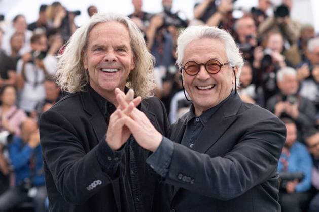 Entertainment Bilder des Tages Cannes Furiosa A Mad Max Saga Photocalll Doug Mitchell and George Miller attending the Furiosa: A Mad Max Saga Photocall as part of the 77th Cannes International Film Festival in Cannes, France on May 16, 2024. Photo by Aurore Marechal ABACAPRESS.COM Cannes France  Copyright: xMarechalxAurore ABACAx