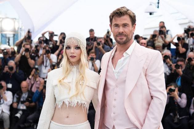 Cannes Furiosa A Mad Max Saga Photocalll Anya Taylor-Joy and Chris Hemsworth attending the Furiosa: A Mad Max Saga Photocall as part of the 77th Cannes International Film Festival in Cannes, France on May 16, 2024. Photo by Aurore Marechal ABACAPRESS.COM Cannes France  Copyright: xMarechalxAurore ABACAx