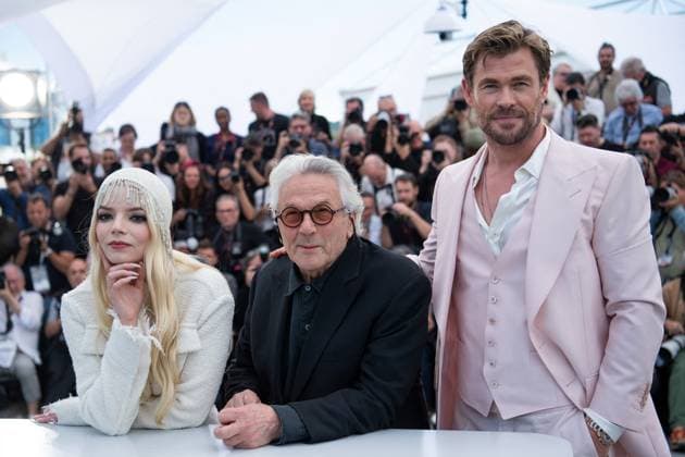 Cannes Furiosa A Mad Max Saga Photocalll Anya Taylor-Joy, George Miller and Chris Hemsworth attending the Furiosa: A Mad Max Saga Photocall as part of the 77th Cannes International Film Festival in Cannes, France on May 16, 2024. Photo by Aurore Marechal ABACAPRESS.COM Cannes France  Copyright: xMarechalxAurore ABACAx