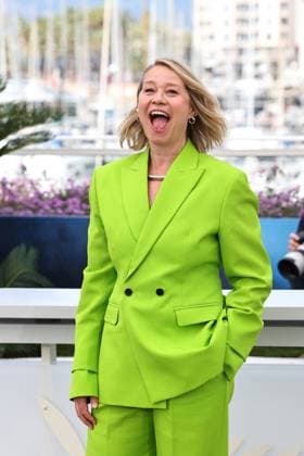 May 16, 2024, Cannes, Alpes-Maritimes, France: The Cannes Film Festival is taking place i Cannes, France from May 14 to 25, 2024. Trine Dyrholm at the Pigen Med Nalen film Photo Call Cannes France - ZUMAt227 20240516_zip_t227_007 Copyright: xMarinaxTakimotox
