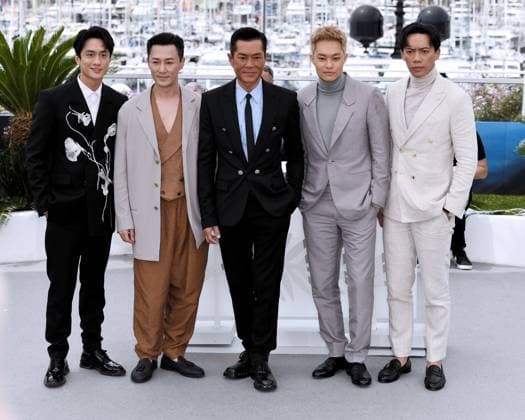 Cannes, 77th Cannes Film Festival 2024 Photocall film Twilight Of The Warriors: Walled In (City Of Darkness) Pictured: Terrance Lau, Raymond Lam, Louis Koo, Tony Wu, German Cheung  Copyright: xAlbertoxTerenghix xipa-agency.nex xPoolxPhotoxEventsx03x IPA_Agency_IPA46133594