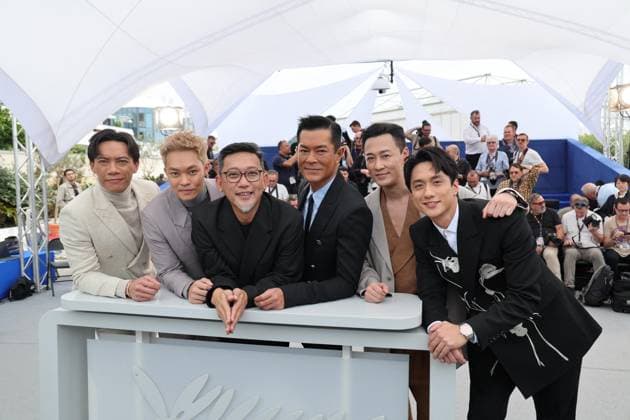 Photocall of the film Twilight of the Warriors Walled In during the 77th Cannes International Film Festival German Cheung, Tony Wu, director Soi Cheang, Louis Koo, Raymond Lam and Terrance Lau Photocall of the film Twilight of the Warriors Walled In during the 77th Cannes International Film Festival May 14 25, 2024 , le 16 mai 2024 Jacovides Moreau Bestimage Photocall of the film Twilight of the Warriors Walled In during the 77th Cannes International Film Festival May 14 25, 2024 , May 16, 2024 Cannes France  Copyright: xJACOVIDES-MOREAUx xBESTIMAGExJACOVIDES-MOREAUx xBESTIMAGEx