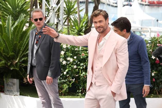 77th Cannes Film Festival Photocall with cast of the film Furiosa a Mad Max saga Chris Hemsworth 305008 2024 05 16 Cannes France  Copyright: xIsabellexVautierx xStarfacex STAR_305008_029