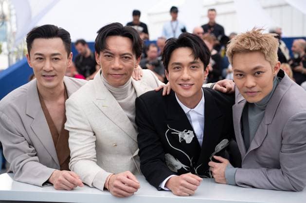 Cannes City Of Darkness Photocall Raymond Lam, German Cheung, Terrance Lau, Tony Wu attending the Twilight Of The Warriors: Wallen In (City Of Darkness) Photocall as part of the 77th Cannes International Film Festival in Cannes, France on May 16, 2024. Photo by Aurore Marechal ABACAPRESS.COM Cannes France  Copyright: xMarechalxAurore ABACAx