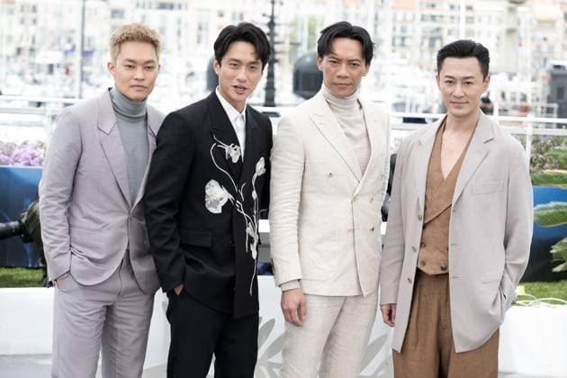 Annual Cannes Film Festival - City of Darkness Photocall - Cannes DN Tony Wu, Terrance Lau, German Cheung and Raymond Lam attend the Twilight Of The Warriors: Wallen In (City of Darkness) Photocall at the 77th annual Cannes Film Festival at Palais des Festivals on May 16, 2024 in Cannes, France. Photo by David NIVIERE ABACAPRESS.COM CANNES France  Copyright: xNivierexDavid ABACAPRESS.COMx