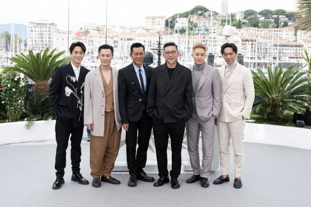 Annual Cannes Film Festival - City of Darkness Photocall - Cannes DN Terrance Lau, Raymond Lam, Louis Koo, Tony Wu and German Cheung attend the Twilight Of The Warriors: Wallen In (City of Darkness) Photocall at the 77th annual Cannes Film Festival at Palais des Festivals on May 16, 2024 in Cannes, France. Photo by David NIVIERE ABACAPRESS.COM CANNES France  Copyright: xNivierexDavid ABACAPRESS.COMx
