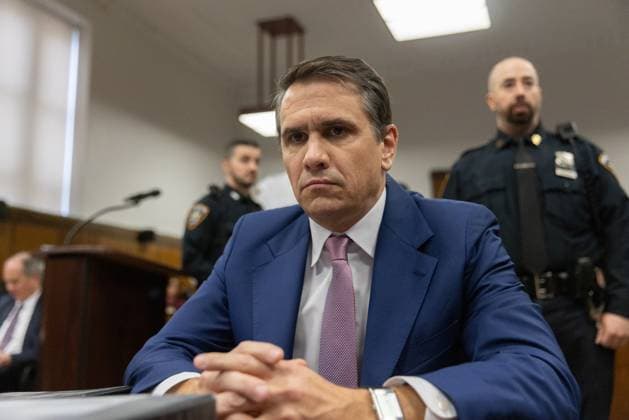 Todd Blanche, attorney for former President Donald Trump, sits in the courtroom at Manhattan Criminal Court in New York on Thursday, May 16, 2024. Michael Cohen, a one-time fixer and personal attorney to Trump, is expected to continue testifying in the hush-money criminal trial against the former president. Pool photo by Jeenah Moon  NYP20240516729 JeenahxMoon