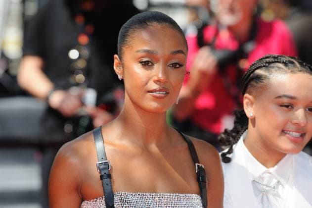 Cannes Bird Red Carpet NG Jasmine Jobson and Jason Buda attending the ?Bird? Screening Red Carpet at Palais Des Festivals in Cannes, France on May 16 2024 as part of the 77th Cannes Film Festival. Photo by Nicolas Genin ABACAPRESS.COM Cannes France  Copyright: xGeninxNicolas ABACAx