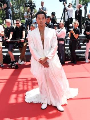 Cannes, France: Cannes, 77th Cannes Film Festival 2024, Third evening - red carpet of the film Bird - In the photo: guest Cannes France  - ZUMAp169 20240516_zea_p169_753 Copyright: xAlbertoxTerenghix