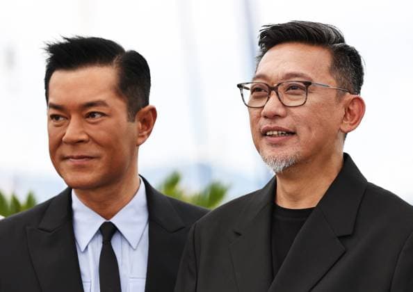 (240516) -- CANNES, May 16, 2024 -- Actor Louis Koo (L) and director Pou-Soi Cheang pose during a photocall for the film Twilight of the Warriors: Walled In at the 77th edition of the Cannes Film Festival in Cannes, southern France, on May 16, 2024. ) FRANCE-CANNES-FILM FESTIVAL- TWILIGHT OF THE WARRIORS: WALLED IN -PHOTOCALL GaoxJing 